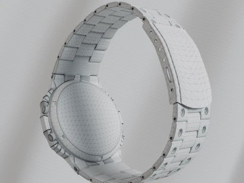Digital Smart Wrist Watch 3D Model