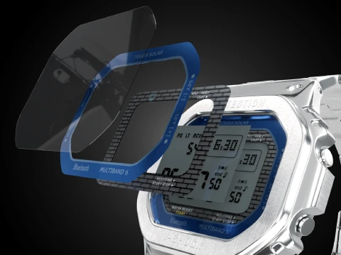 Digital Smart Wrist Watch 3D Model