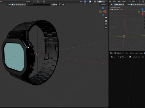 Digital Smart Wrist Watch 3D Model