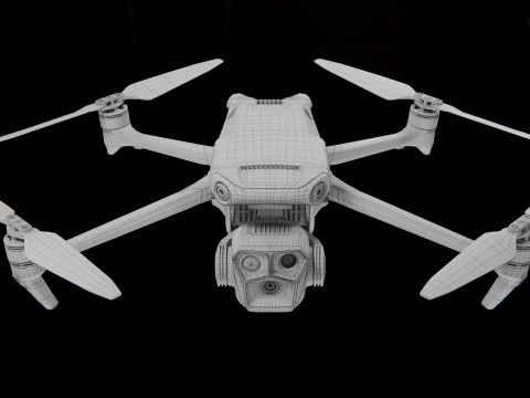 Mavic 3 Pro Drone 3D Model