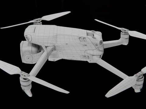 Mavic 3 Pro Drone 3D Model