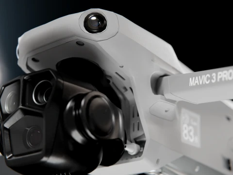 Mavic 3 Pro Drone 3D Model