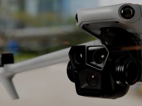 Mavic 3 Pro Drone 3D Model