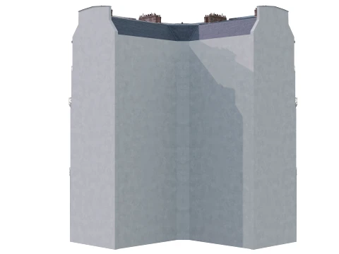 Parisian Haussmann Corner Building 3D Model