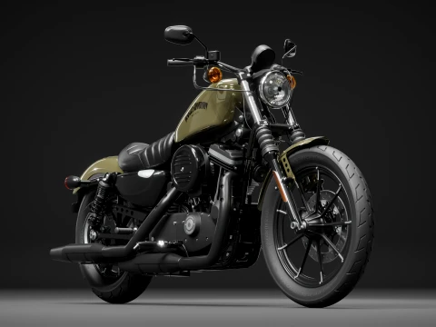 2022 Harley-Davidson sportster Iron 883 High Poly 3D Model