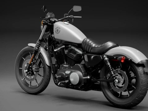 2022 Harley-Davidson sportster Iron 883 High Poly 3D Model