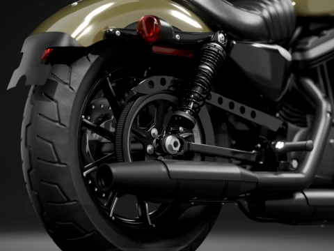 2022 Harley-Davidson sportster Iron 883 High Poly 3D Model