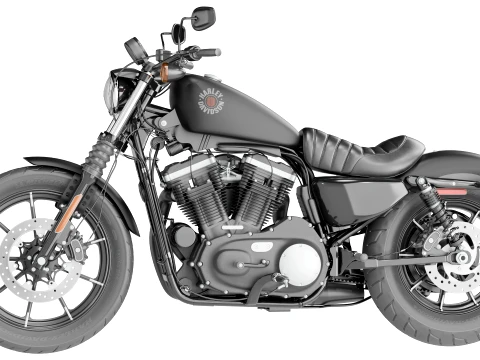 2022 Harley-Davidson sportster Iron 883 High Poly 3D Model