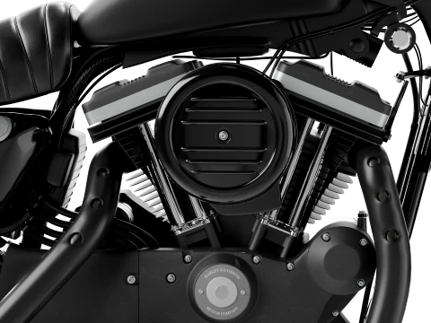 2022 Harley-Davidson sportster Iron 883 High Poly 3D Model