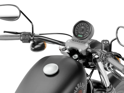 2022 Harley-Davidson sportster Iron 883 High Poly 3D Model