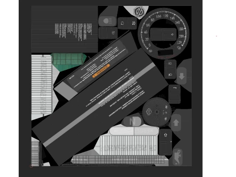 2022 Harley-Davidson sportster Iron 883 High Poly 3D Model