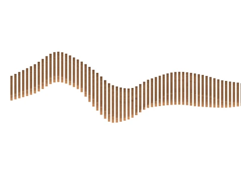 Parametric Wave Wall Shelf - Ribbed Floating Shelf 3D Model