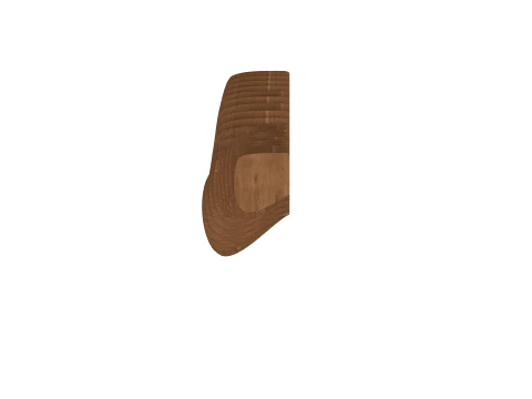 Parametric Wave Wall Shelf - Ribbed Floating Shelf 3D Model