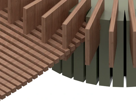 Landscape Bench Planter Collection 3D Model
