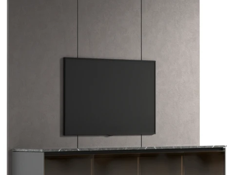 TV Wall Unit 3D Model