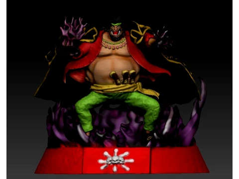 One Piece Marshall D Teach 3D Model