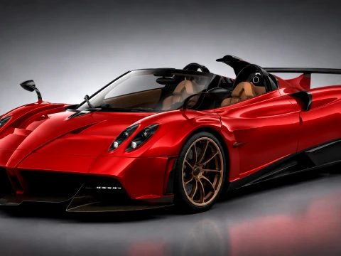 Pagani Huayra Tricolore 3D Model