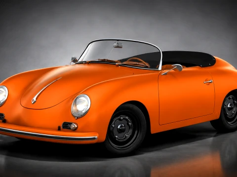 Porsche Speedster 1956 3D 모델