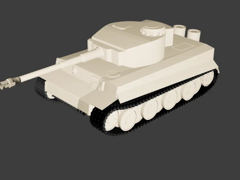 Tiger h1 3D Model