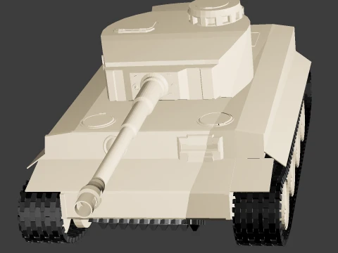 Tiger h1 3D Model