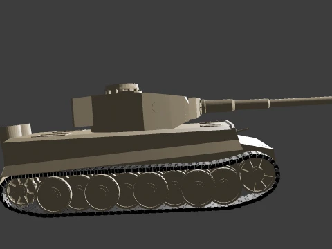 Tiger h1 3D Model