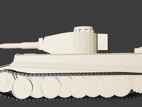 Tiger h1 3D Model