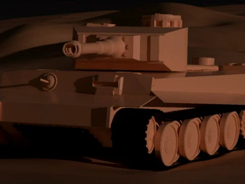 Tiger h1 3D Model