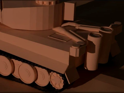 Tiger h1 3D Model