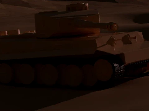 Tiger h1 3D Model