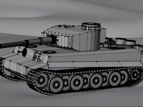 Tiger h1 3D Model