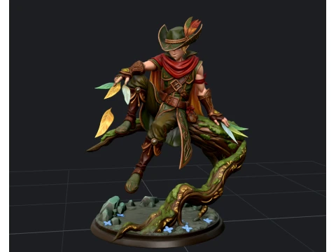 Woodland Wanderer 3D Model