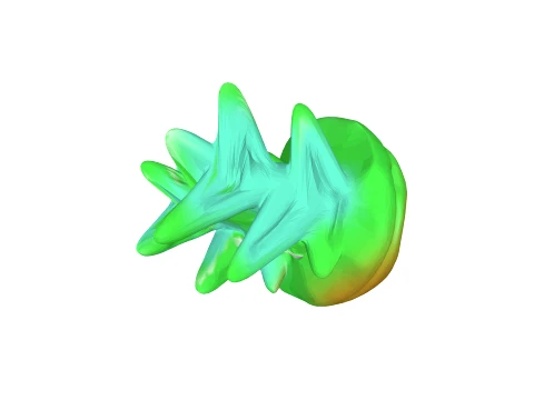 Cactus green blue 3D Model