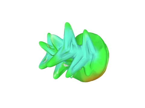 Cactus green blue 3D Model
