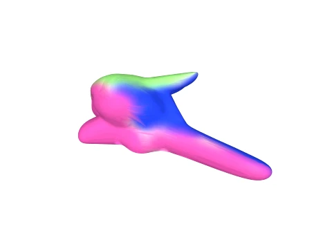 Phone holder blue pink 3D Model