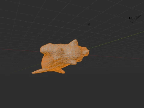 Monster yellow pink 3D Model