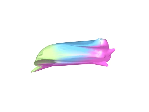Monster yellow pink 3D Model