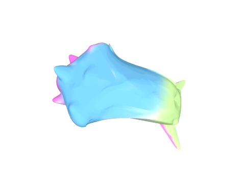 Monster yellow pink 3D Model
