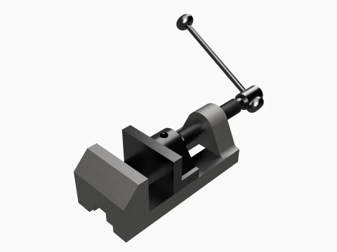 Premium Machine Vise CAD Model 3D Model