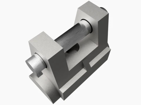 Premium Shaft Support Assembly CAD Model 3D Model