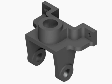Premium Multi-Axis Clevis Bracket CAD Model 3D Model
