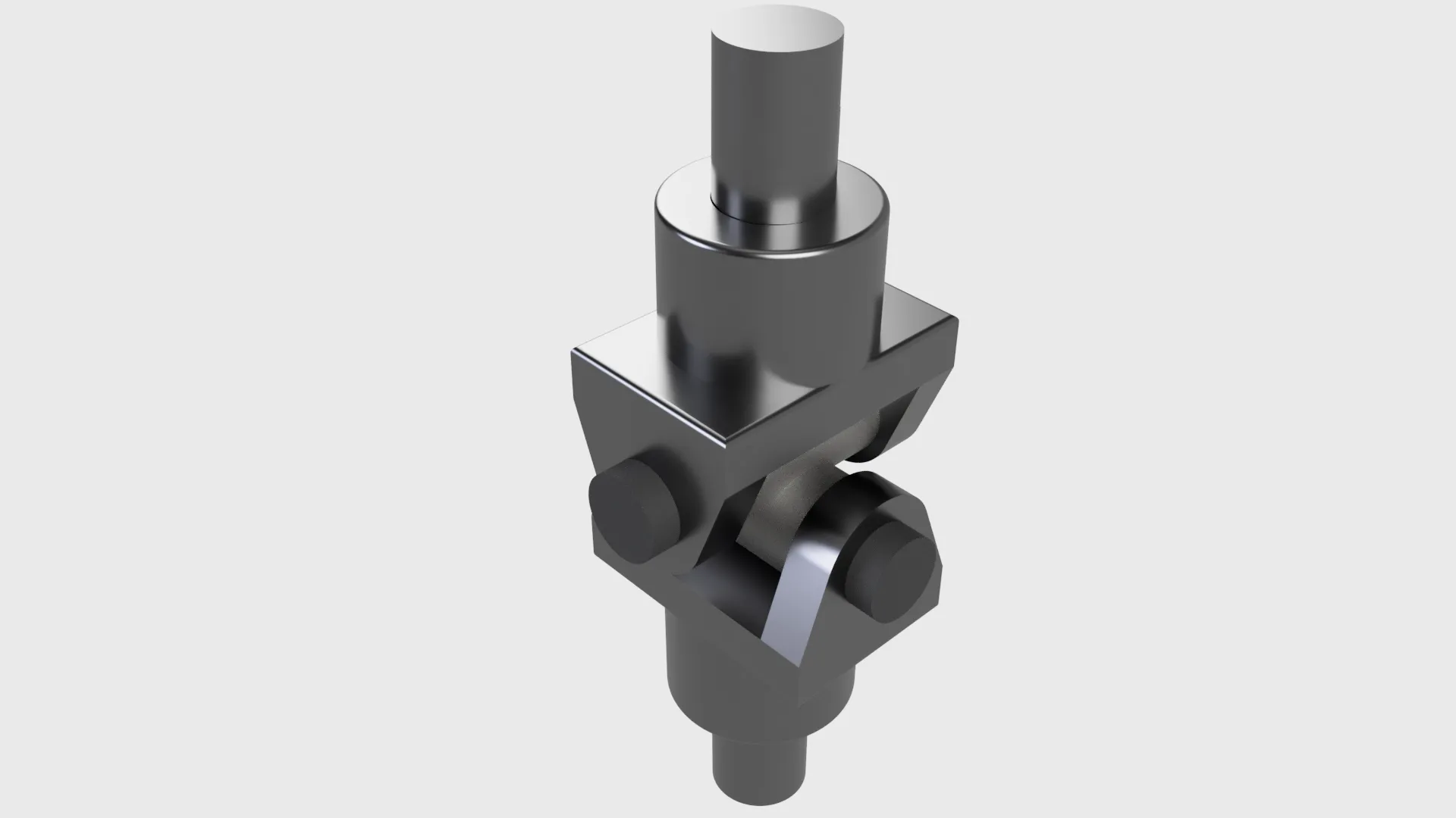 Premium Universal Joint Assembly - CAD Sources Technical Drawings Included F3D STEP STL PDF 3D Model .c4d .max .obj .3ds .fbx .stl .blend 