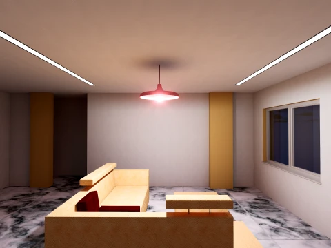 Vintage Industrial Pendant Light 3D Model