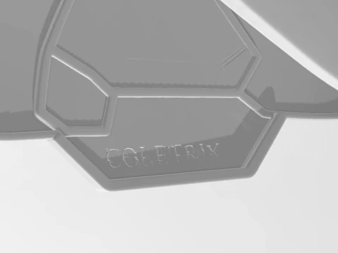 Kaiju N8 Mina Ashiro Visor Buckles 3D Print Model