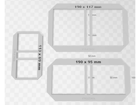 3 Binding Guide Sizes 3D Print Model