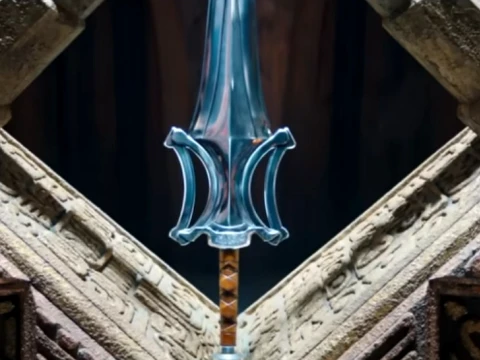 Ein Ständer zum Präsentieren Ihres He-Man-Powerschwerts 3D Modell