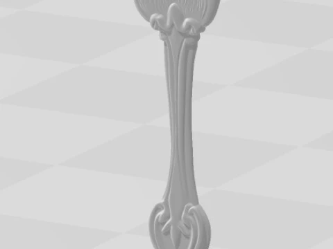 214 Cosplay Accessories Fork 3D Modell
