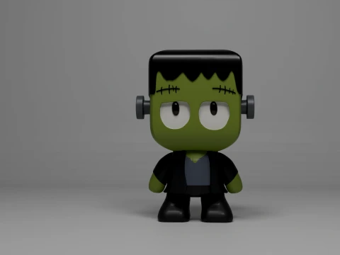Frankenstein Character 3D Print Halloween Monster Figure Modello di stampa 3D