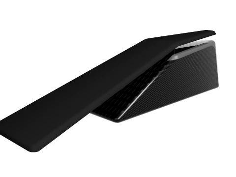 Aerodynamic Luxury Sportscar Rearview Mirror Concept High-End 3D Asset 3D Model