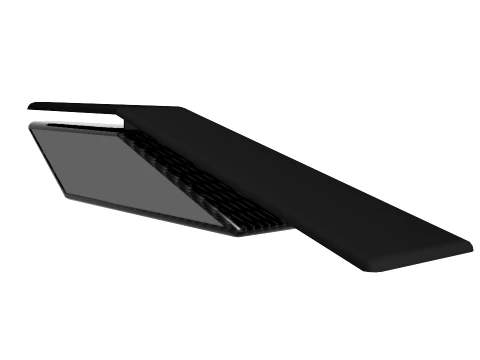 Aerodynamic Luxury Sportscar Rearview Mirror Concept High-End 3D Asset 3D Model