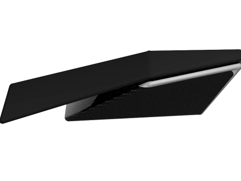 Aerodynamic Luxury Sportscar Rearview Mirror Concept High-End 3D Asset 3D Model